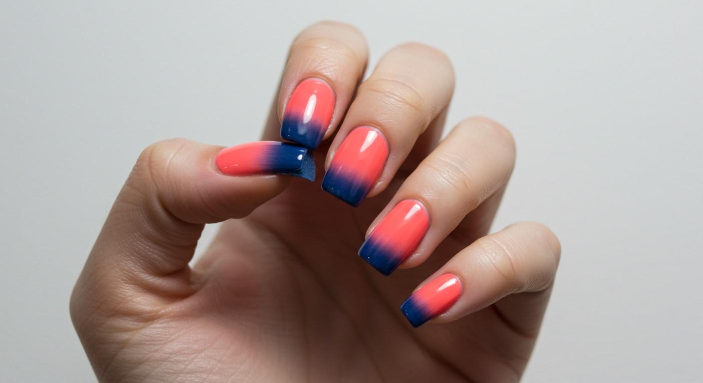 Sponge Gradient Ombre Nails Tutorial: Easy Steps to Try
