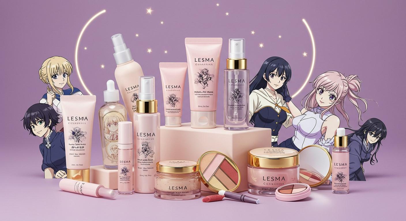 Beauty lines launched with popular anime or comic franchises