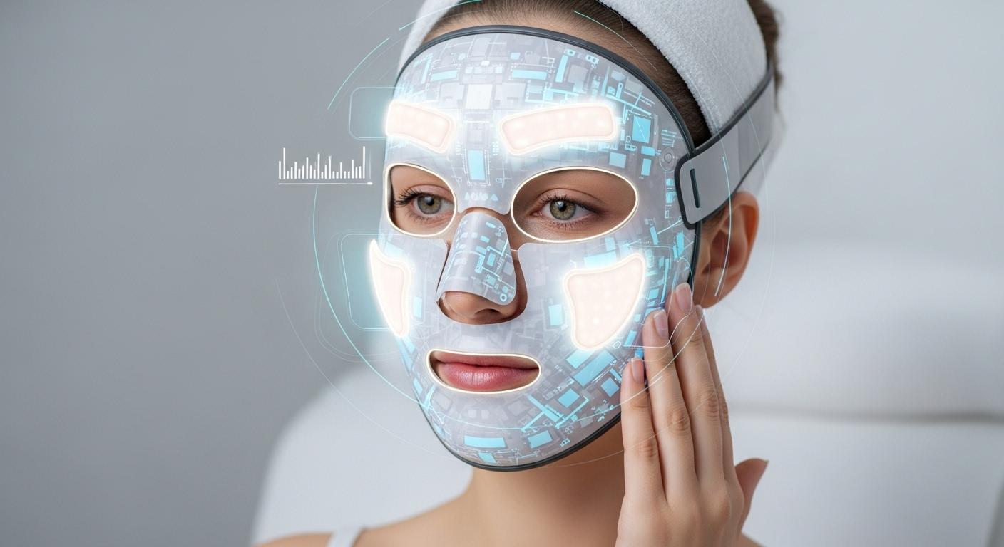 Smart Mask That Analyzes Skin Hydration for Healthy Skin