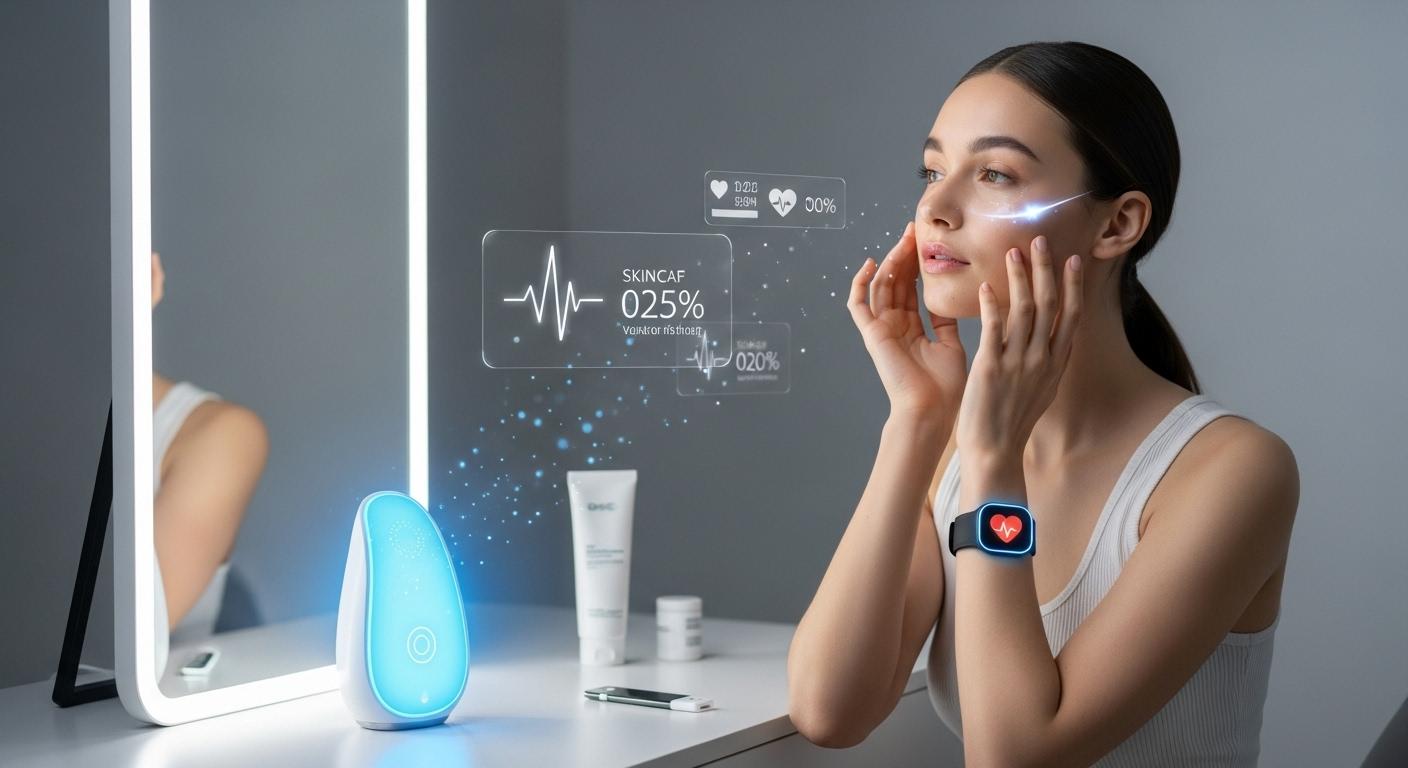 Track Glow with Heart Rate Beauty Routine Sync Device