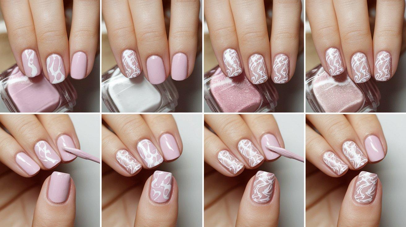 How to Do Marble Nail Art Step by Step | Easy DIY Guide How to Do Marble Nail Art Step by Step | Easy DIY Guide