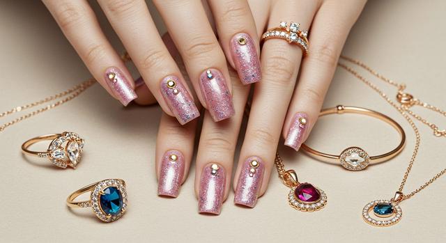Jewelry brands teaming with nail polish companies for nail-art gems Jewelry brands teaming with nail polish companies for nail-art gems